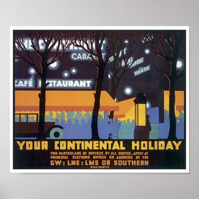 Ihr Urlaub auf dem Festland Poster (Vorne)