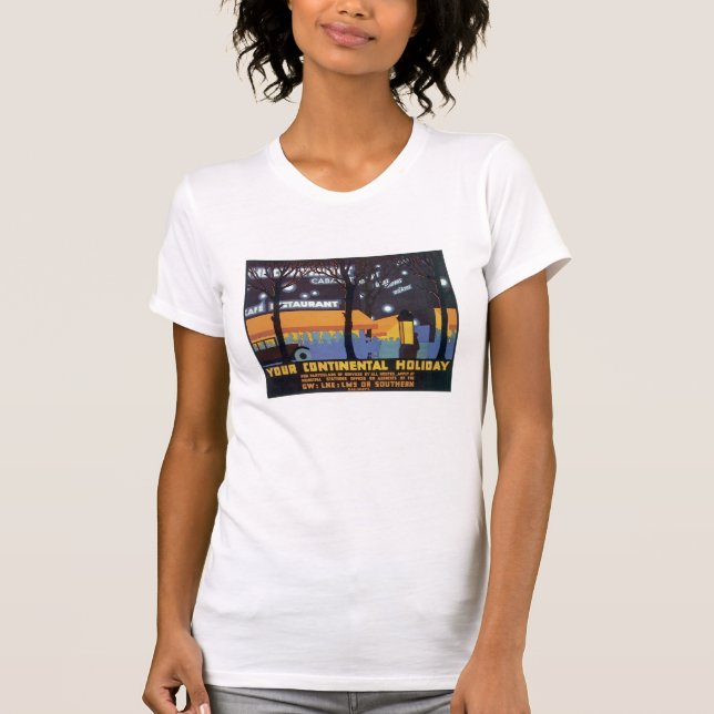 Ihr Urlaub auf dem Festland T-Shirt (Vorderseite)