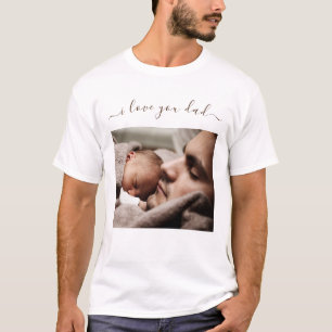 Ihr Vater Foto T - Shirt Geschenk - I Liebe Sie Va