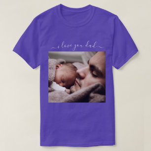 Ihr Vater Foto T - Shirt Geschenkartikel - I Liebe