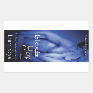 Ihr verbotener Held von Laura Kaye Rechteckiger Aufkleber