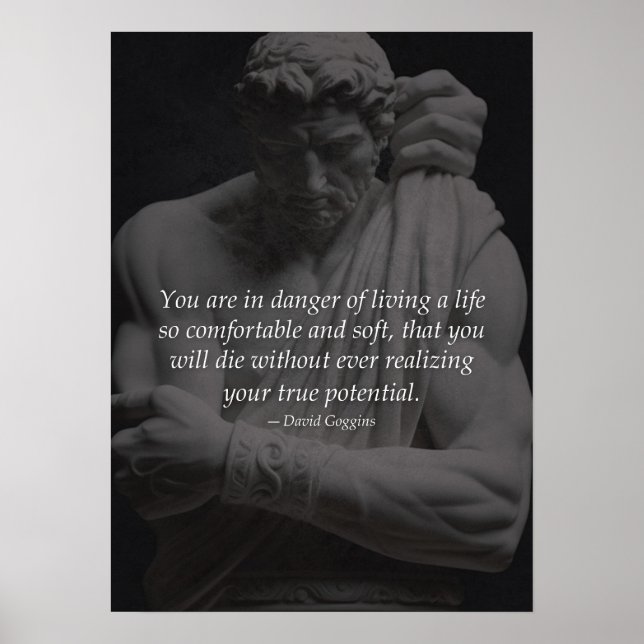 Ihr wahres Potenzial verwirklichen - Motivierend Poster (Vorne)