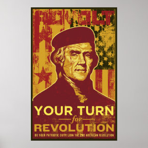 Ihr Wendeposter für die Revolution Poster