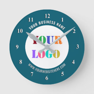 Ihr Werbe-Produktvorlagenuhr mit Firmenlogo Runde Wanduhr