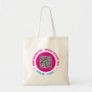 Ihr Werbe-QR-Code-Tragetasche-Beispiel mit Markenl Tragetasche