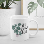 Ihr werdet Mädchen wachsen | Funny Pflanzen Lovers Kaffeetasse<br><div class="desc">Gönnen Sie Ihrem Lieblingssänger in der Pflanze diesen niedlichen und lustigen Schlamm,  der eine monsterische Pflanze-Illustration mit "Sie wachsen Mädchen" neben sich zeigt.</div>