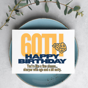 Ihr wie ein guter Käse Erwachsene Geburtstagskarte Feiertagskarte