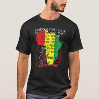 Ihr Willkommen in der schwarzen Geschichte - Afrik T-Shirt