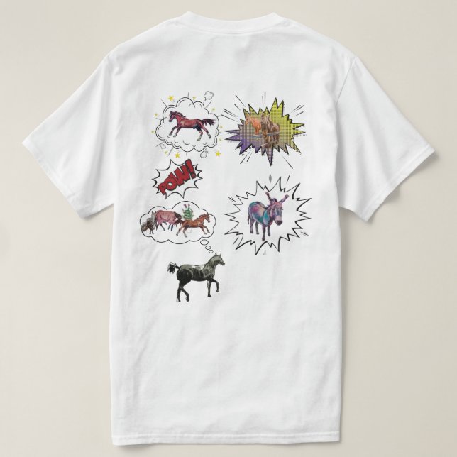 Ihr You Tube Comic Designs T-Shirt (Design Rückseite)