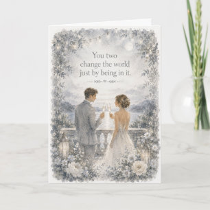 Ihr Zwei Verändert Die Welt Hochzeitskarte Roman Karte