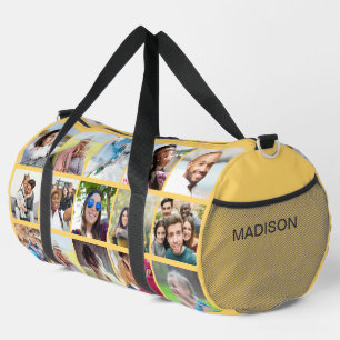 IHRE 15 Fotos und Name Custom Duffle Bag