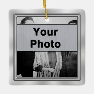 Ihre 2 FOTOS Inexpensive Foto Sake Ornamente