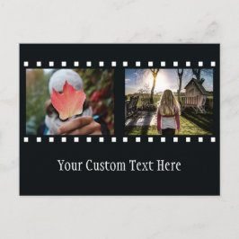 IHRE 2 FOTOS & TEXT "Filmstreifen" Postkarte