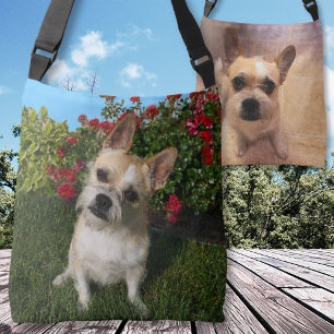 Ihre 2 FOTOS Volldrucken Personalisierte Tragetasc Tragetaschen Mit Langen Trägern