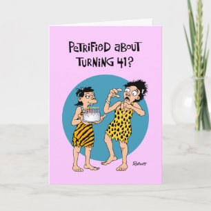 Ihre 41. Geburtstagsberuhigung Karte