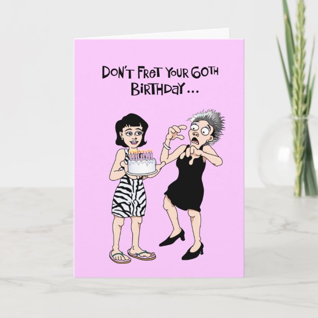 Ihre 60. Geburtstagskarte Karte (Vorderseite)