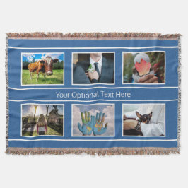 IHRE 6 FOTOS & TEXT werfen eine Decke