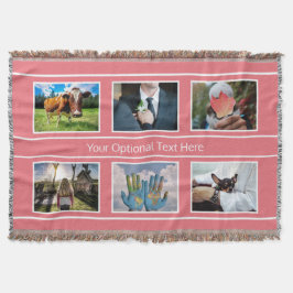 IHRE 6 FOTOS & TEXT werfen eine Decke