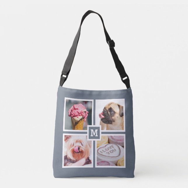 IHRE 8 FOTO- u. MONOGRAMM-Taschen Tragetaschen Mit Langen Trägern (Rückseite)