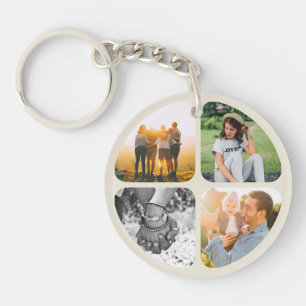Ihre 8 Fotos doppelseitig Acrylglas-Schlüsselanh Schlüsselanhänger