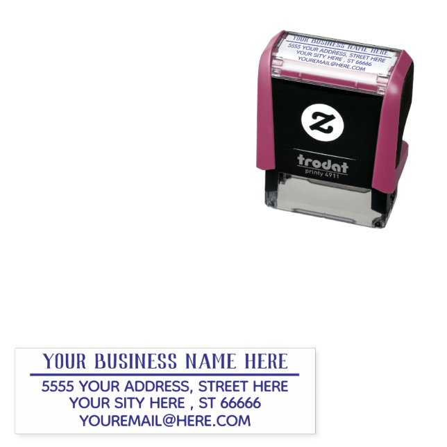 Ihre Anschrift Name E-Mail Geschäft Stempel Beispi (Beispiel)