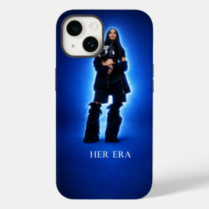 Ihre Ära – Blue Glow Aesthetic Hülle für iPhone
