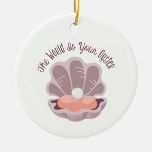 Ihre Auster Keramik Ornament