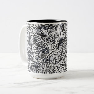 Ihre benutzerdefinierte 15 oz Zwei-Tonen-Tasse Zweifarbige Tasse
