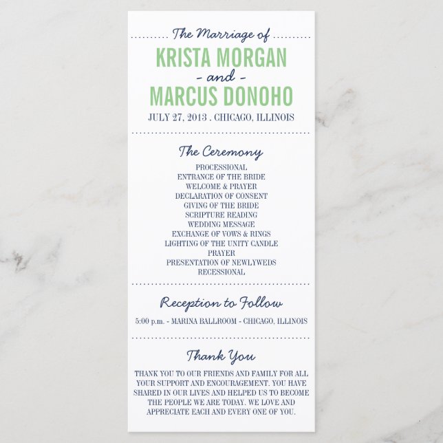 Ihre benutzerdefinierte 4" x 9"-Rackkarte Programm (Vorderseite)