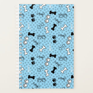 Ihre benutzerdefinierte Farbe, Dog-Print-Design Planer