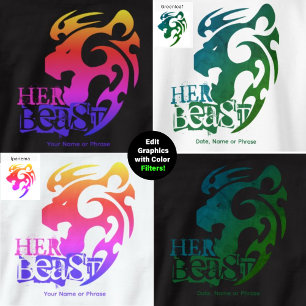 Ihre Bestie und seine Schönheit - Fun Paare passen Hoodie