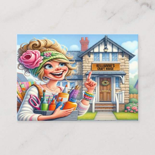 Ihre bezaubernde Serie Visitenkarte (Vorderseite)