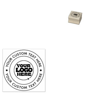 Ihre Briefmarke für das benutzerdefinierte Logo Gummistempel