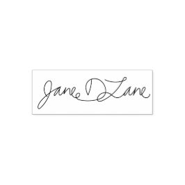 Ihre Briefmarke zur Selbstfärbung Ihrer Unterschri Permastempel