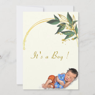 Ihre Design Baby Boy Dusche Einladung Vorlage