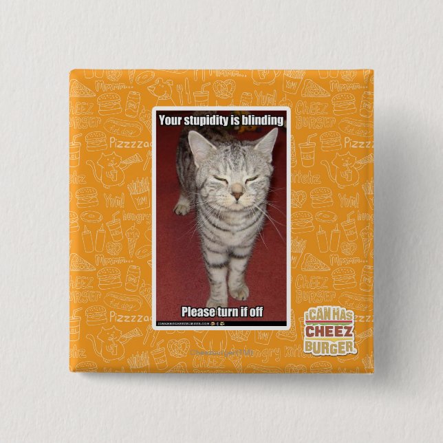 Ihre Dummheit macht 2 blind Button (Vorderseite)