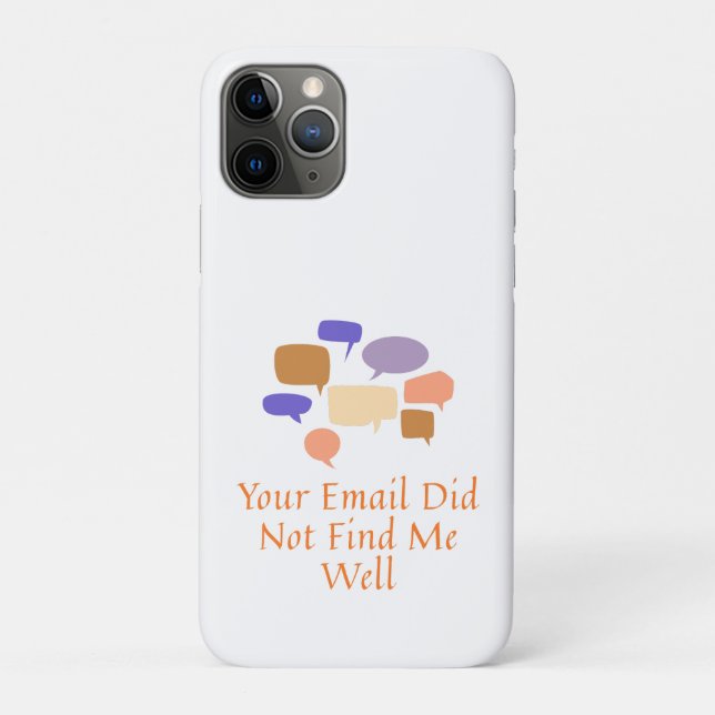 Ihre E-Mail hat mich nicht gut erreicht Case-Mate iPhone Hülle (Rückseite)