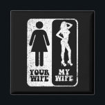 Ihre Ehefrau Meine Ehefrau Hochzeit Ehemann Groom  Magnet<br><div class="desc">Ihre Ehefrau Meine Ehefrau Hochzeit Ehemann Groom Verlobte Mr. Verlobt</div>