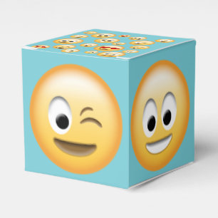 Ihre eigene Farbe, Emoji-Geschenk Geschenkschachtel