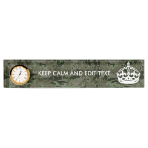Ihre eigene Text-Digital-Camouflage Woodland Behie Namensplakette