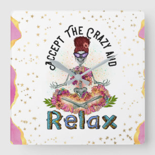 Ihre eigene Wall-Uhr behalten oder erstellt Quadratische Wanduhr