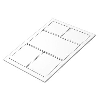 Ihre eigenen Comicen gezeichnet | Leere Seiten im  Notizblock