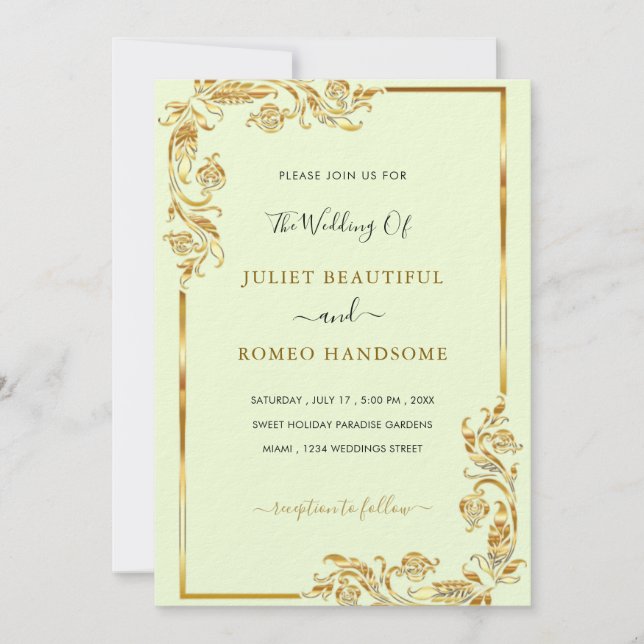 Ihre eigenen Designfarben und die Einladung zum Ho (Vorderseite)