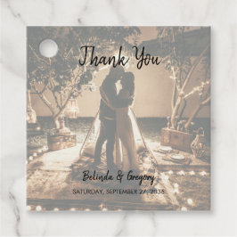 Ihre eigenen Fotos verblasst Hochzeitsgeschenk Geschenkanhänger