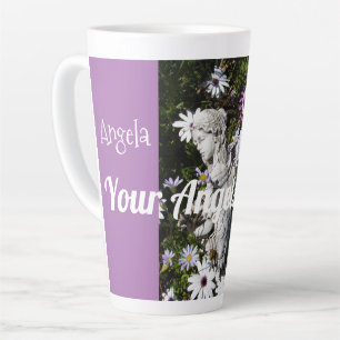 Ihre Engel sind immer bei Ihnen Floral Angel Lilac Milchtasse