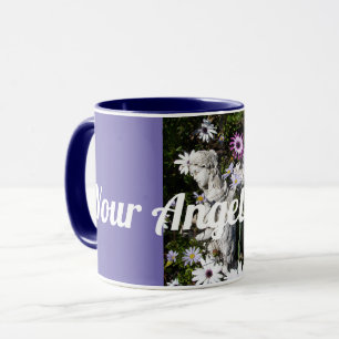 Ihre Engel sind immer bei Ihnen Floral Engel Tasse