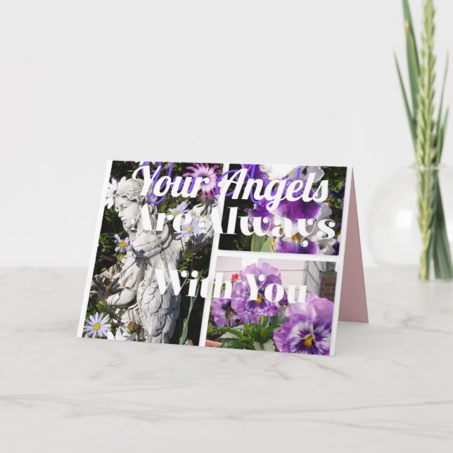 Ihre Engel sind immer dabei, Sie bekommen eine gut Karte (Vorderseite)