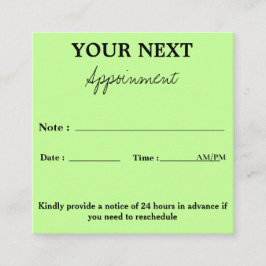 Ihre Ernennung für Schwanz-Wagenhalme Terminkarte