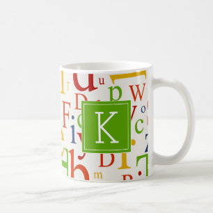 Ihre erste   Farbenfrohe Alphabet Tasse
