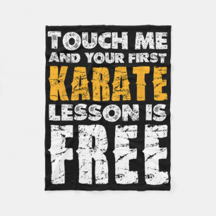 Ihre erste Karate-Lektion ist kostenlos  Fleecedecke